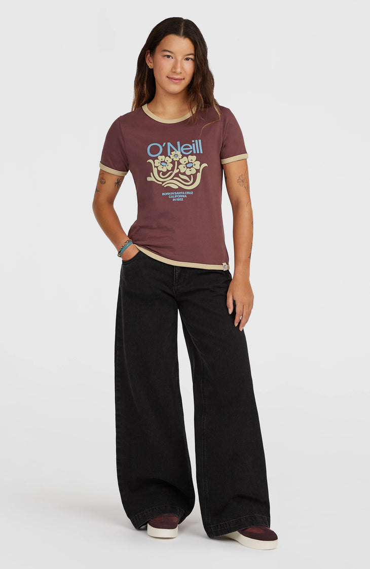 T-shirt O'Riginals Front-Print | Purple Gray