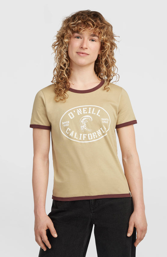 T-shirt O'Riginals Front-Print | Olive Blush