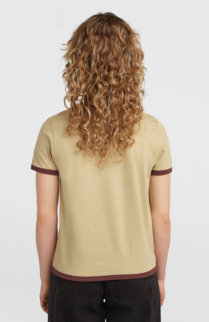 T-shirt O'Riginals Front-Print | Olive Blush
