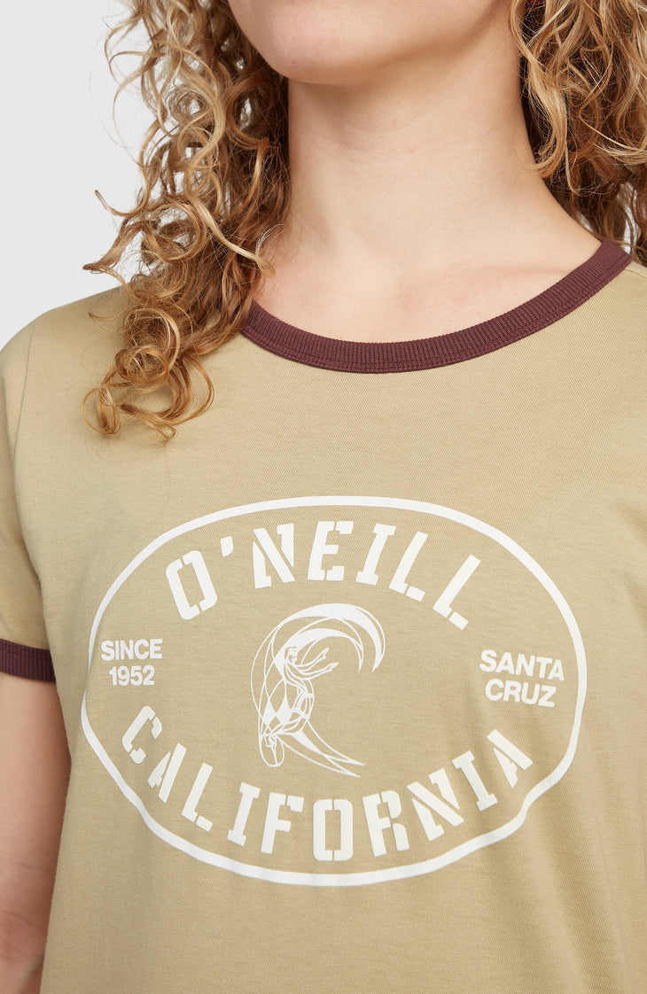 T-shirt O'Riginals Front-Print | Olive Blush