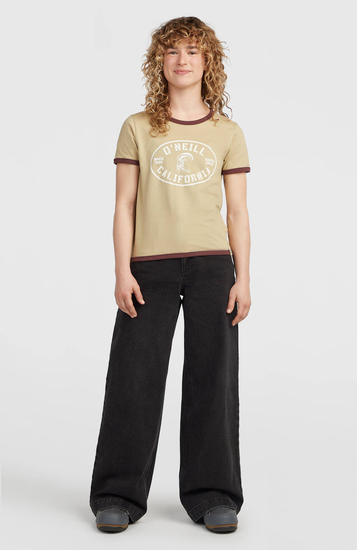 T-shirt O'Riginals Front-Print | Olive Blush