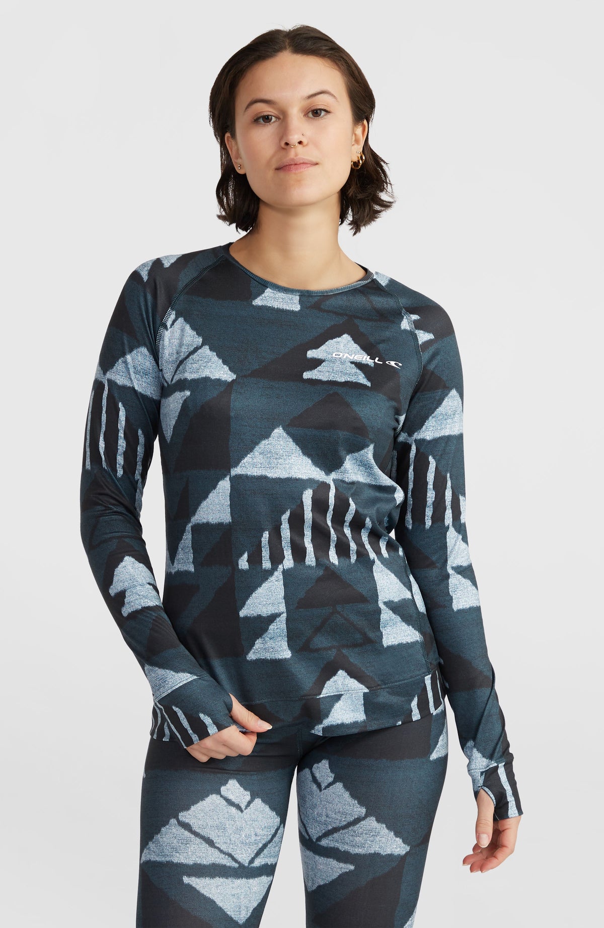 Haut thermique | Blue Triangle Ikat
