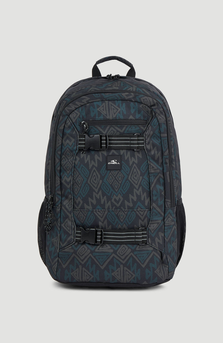 Sac à dos Boarder | Black Retro Ikat
