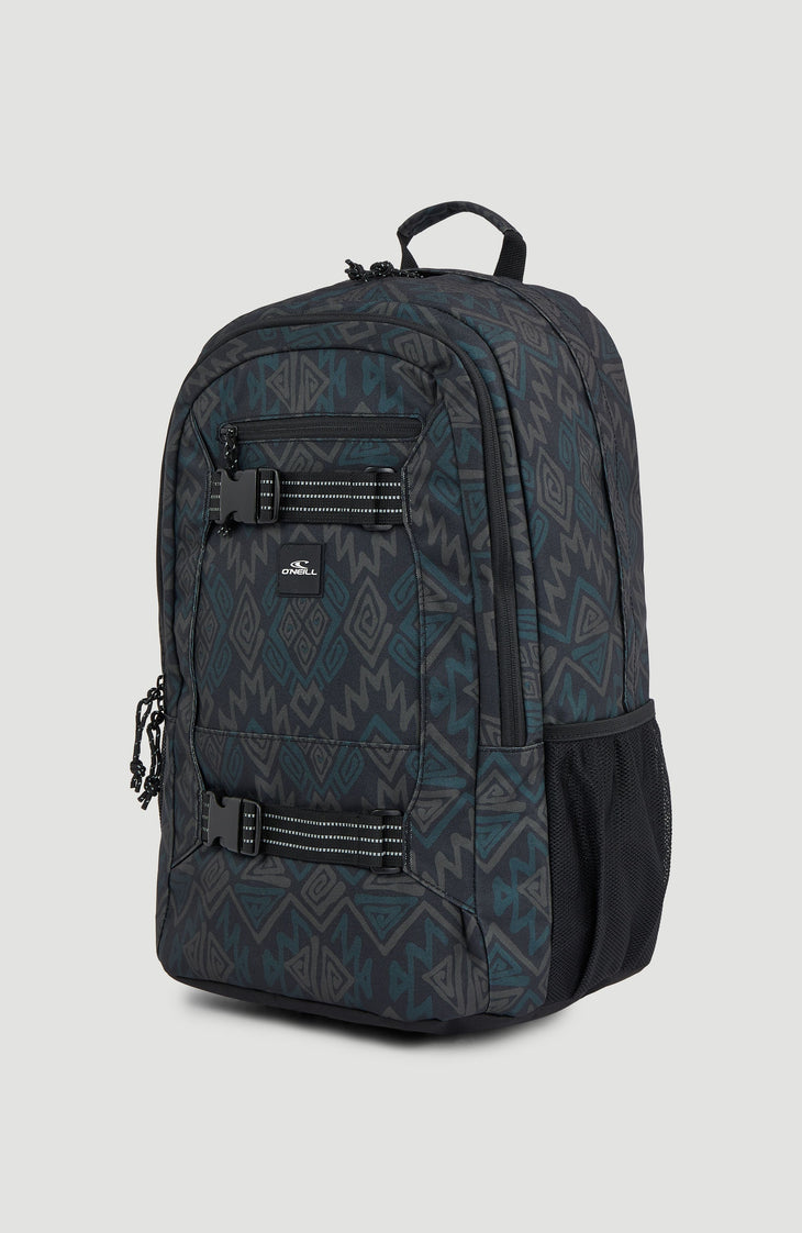 Sac à dos Boarder | Black Retro Ikat
