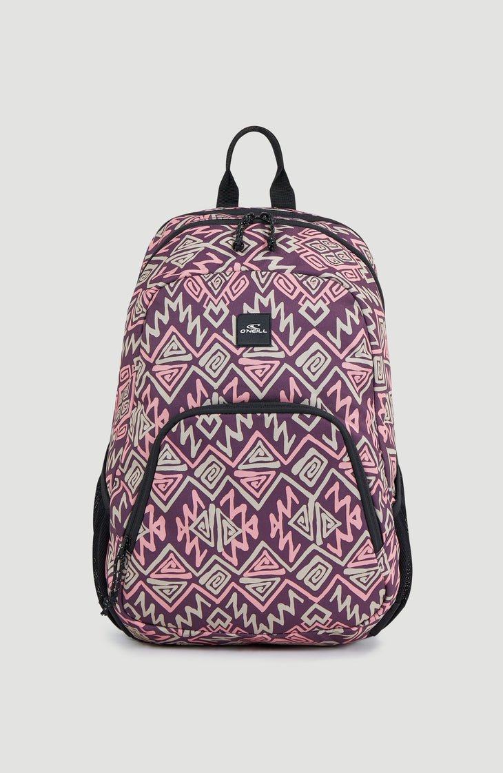 Sac à dos Wedge | Purple Retro Ikat