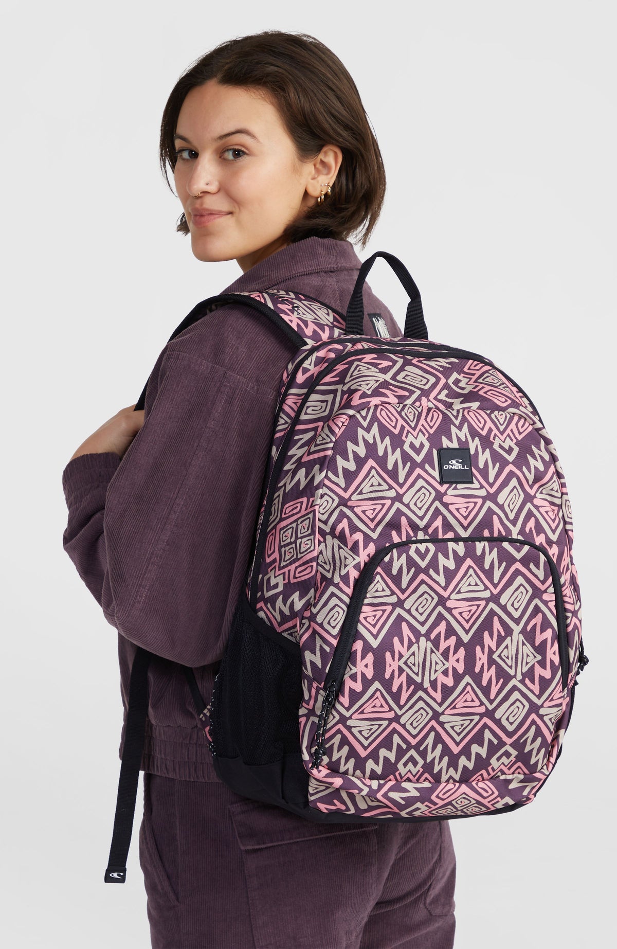 Sac à dos Wedge | Purple Retro Ikat