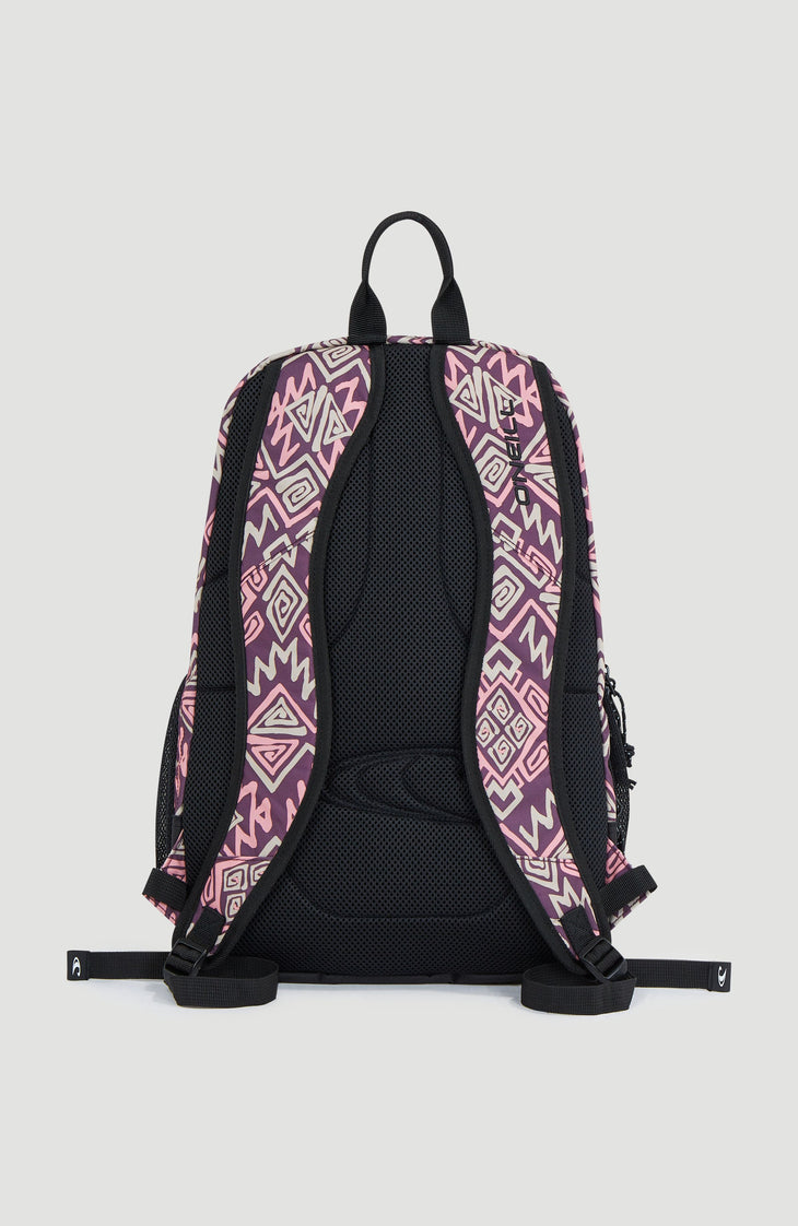 Sac à dos Wedge | Purple Retro Ikat