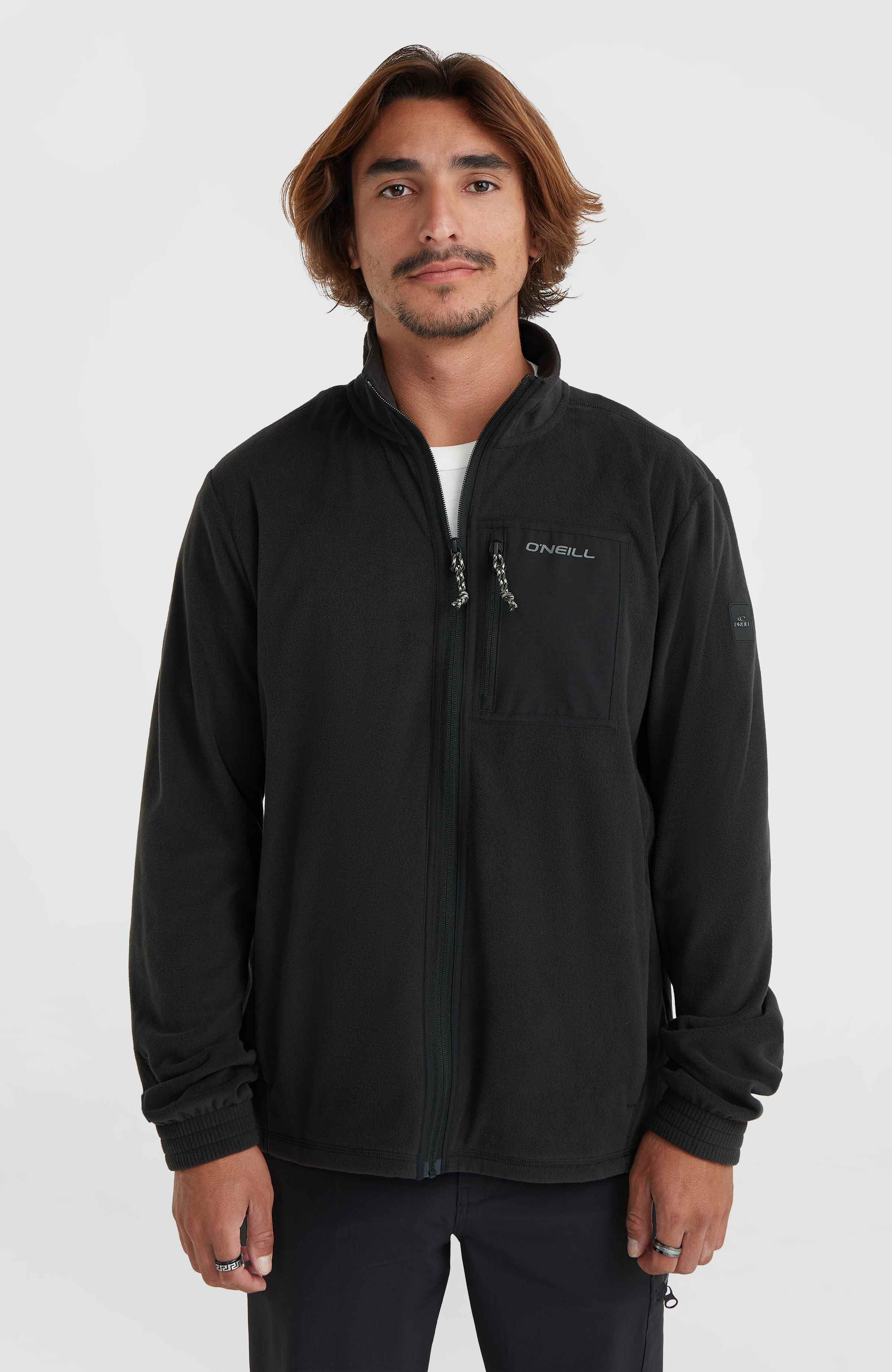 Veste Polaire Homme Wintergreen Northern Wear – Noir – Taille XL – 1/2 Zip – Polartec