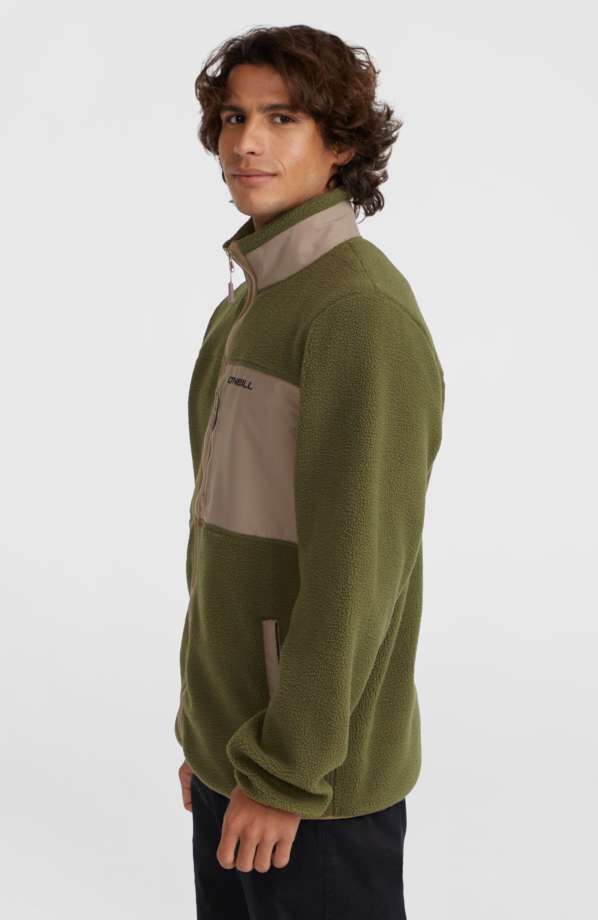 Polaire à poils longs et zip intégral | Forest Night