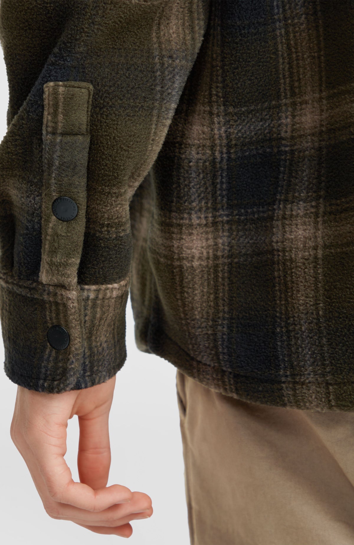 Chemise Superfleece | Green Check Small