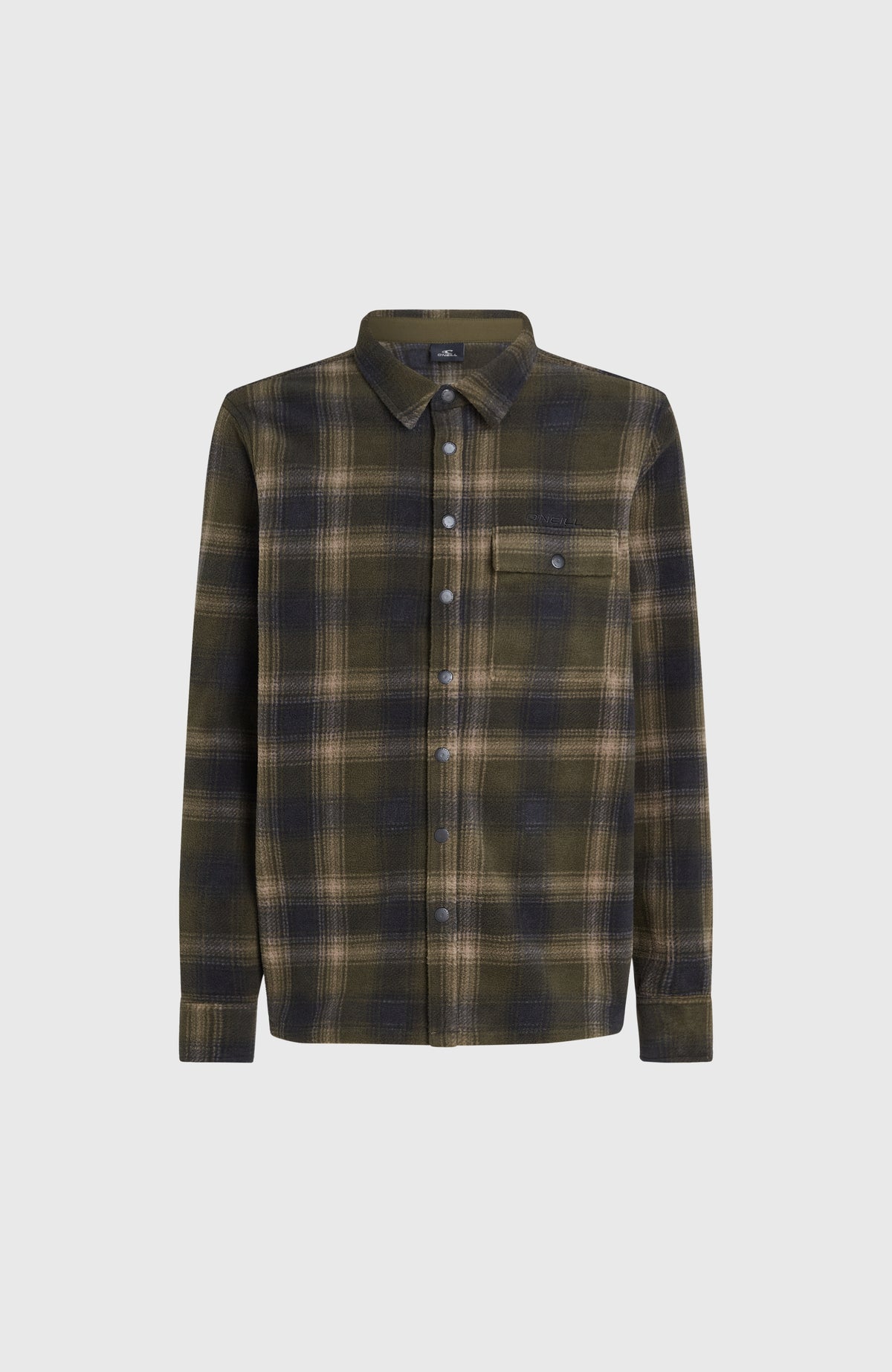 Chemise Superfleece | Green Check Small