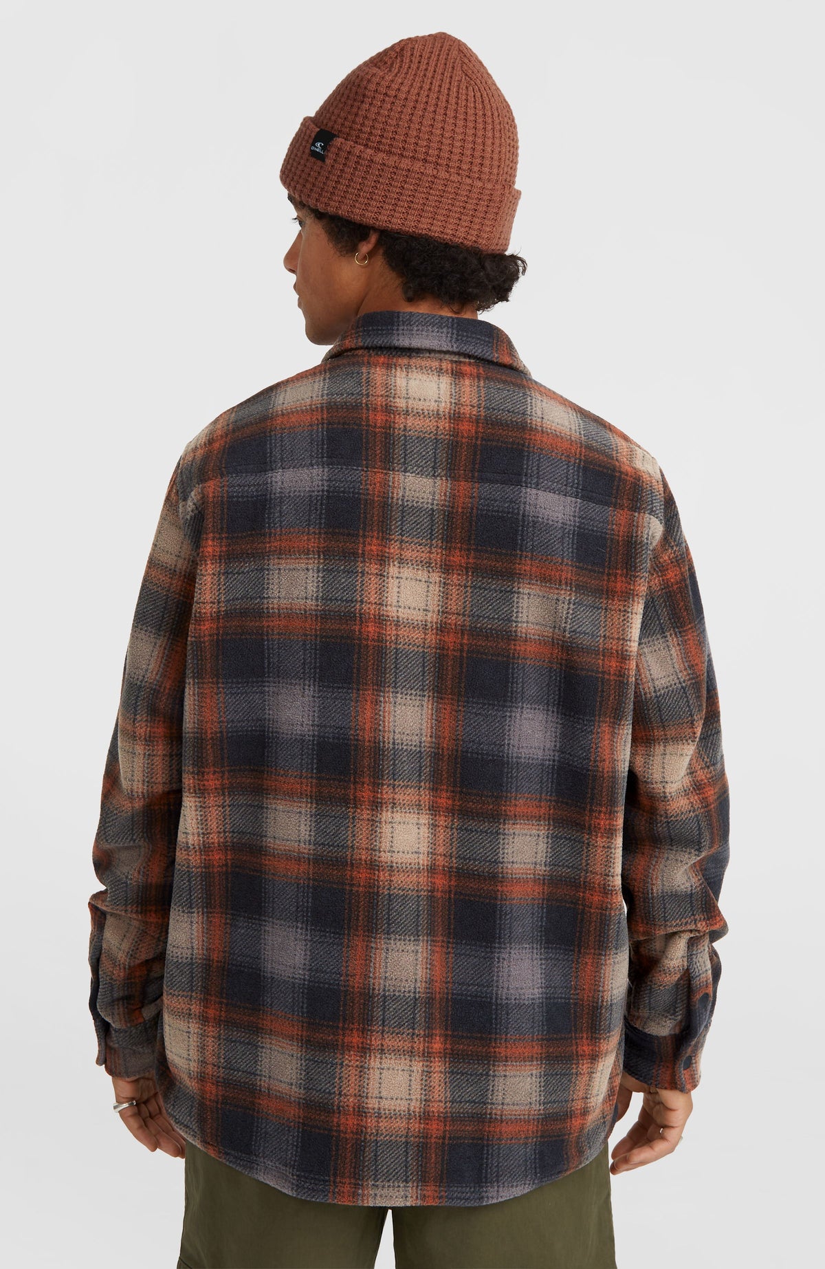 Chemise Superfleece | Grey Check Small