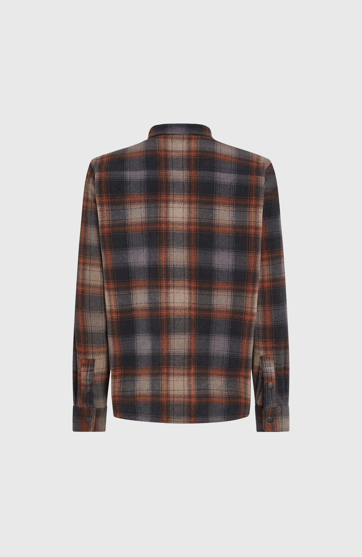 Chemise Superfleece | Grey Check Small