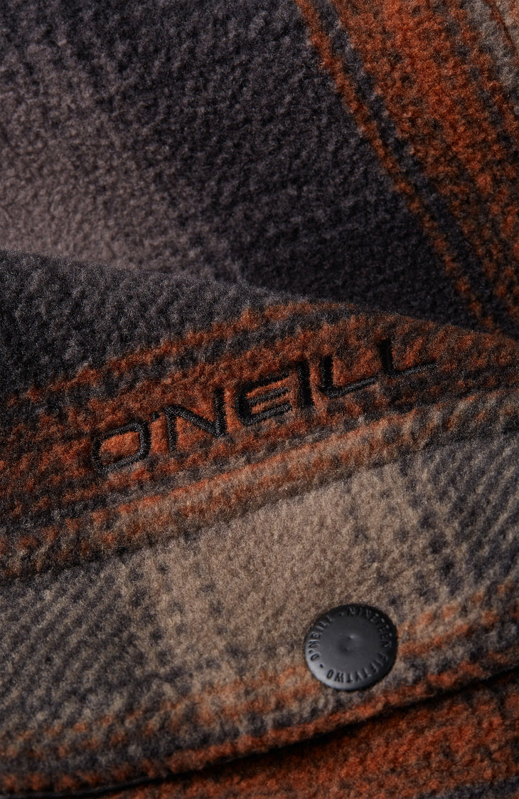 Chemise Superfleece | Grey Check Small