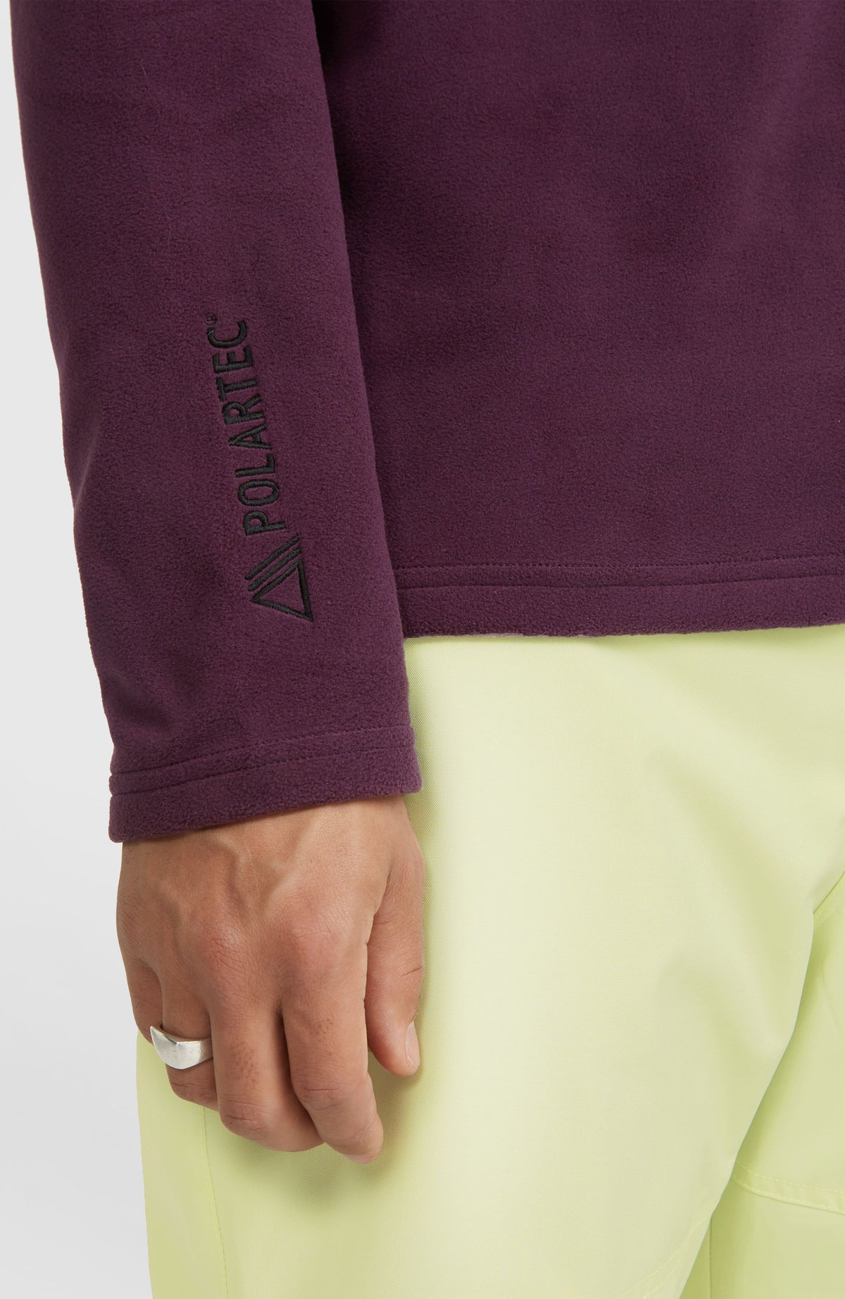 Polaire Jack's Polartec® 100 à zip intégral | Aubergine
