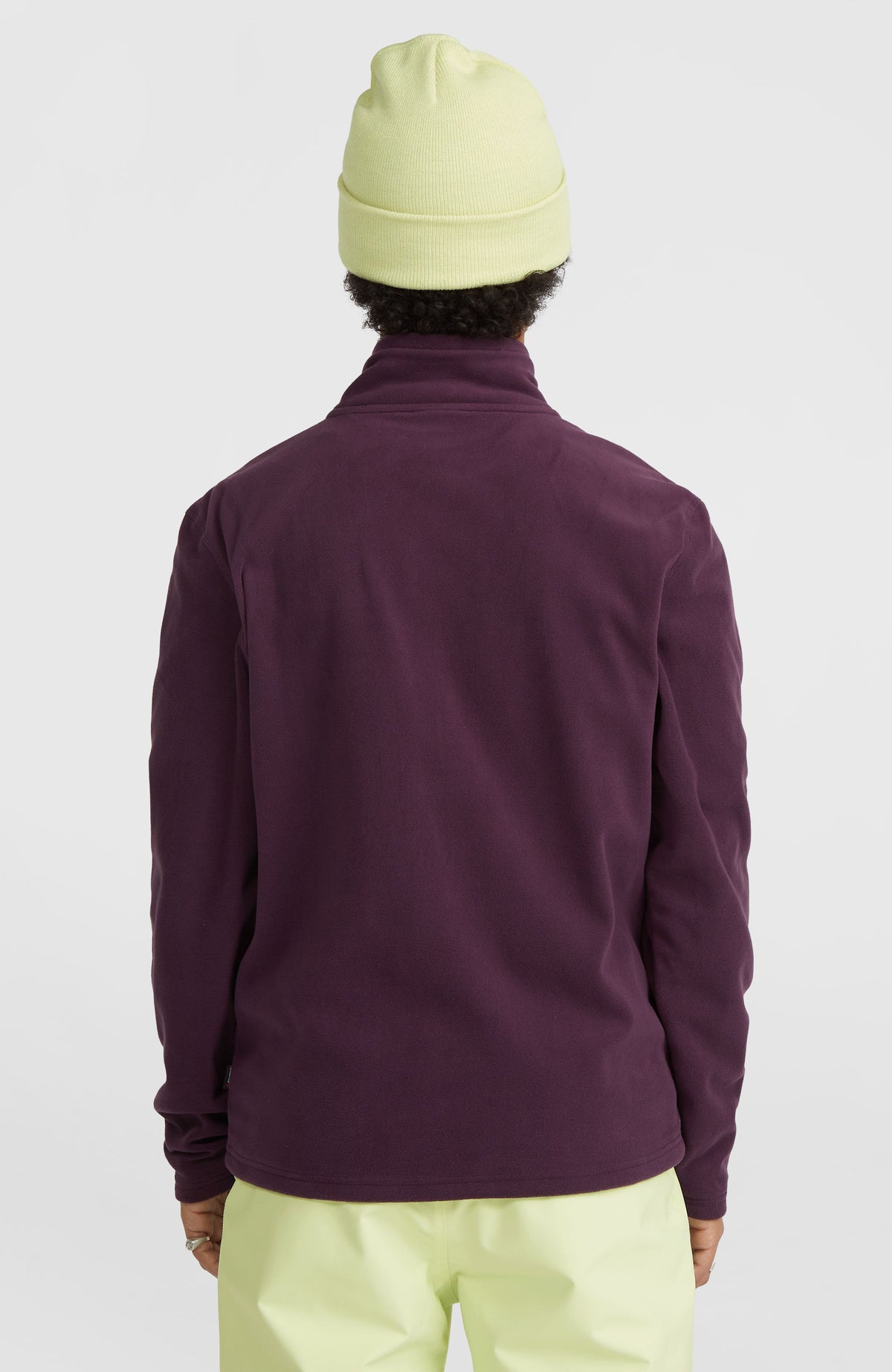 Polaire Jack's Polartec® 100 à zip intégral | Aubergine