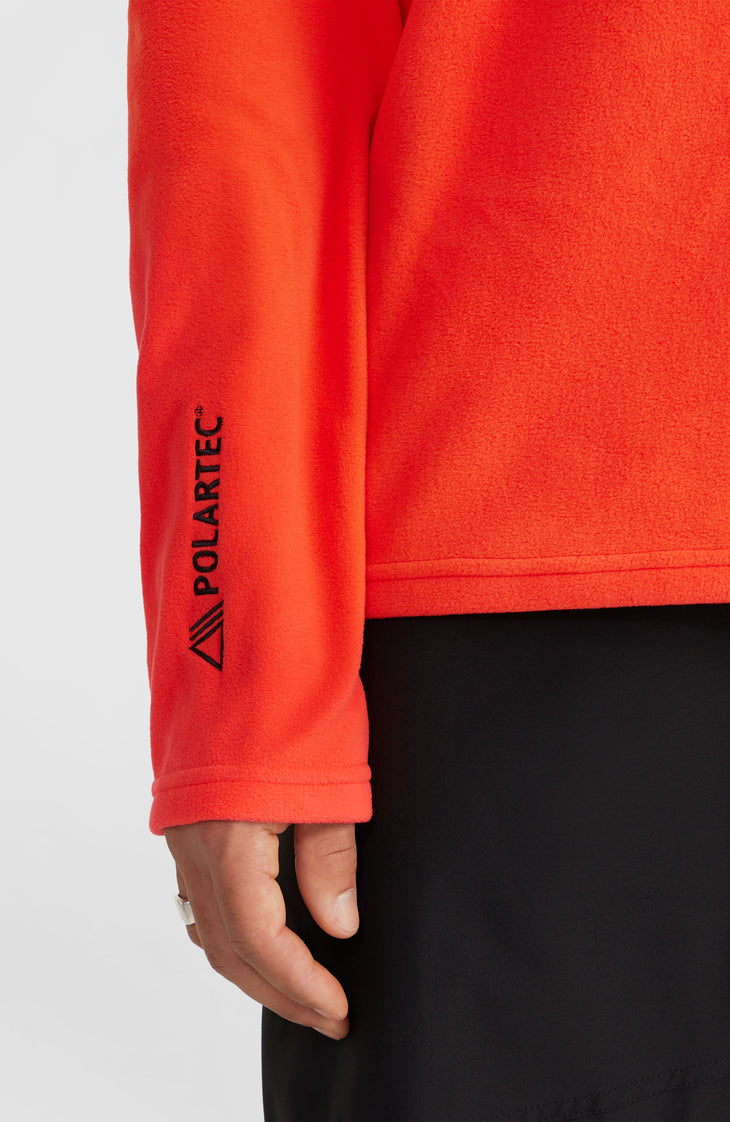 Polaire Jack's Polartec® 100 à col demi-zip | Paprika Flame