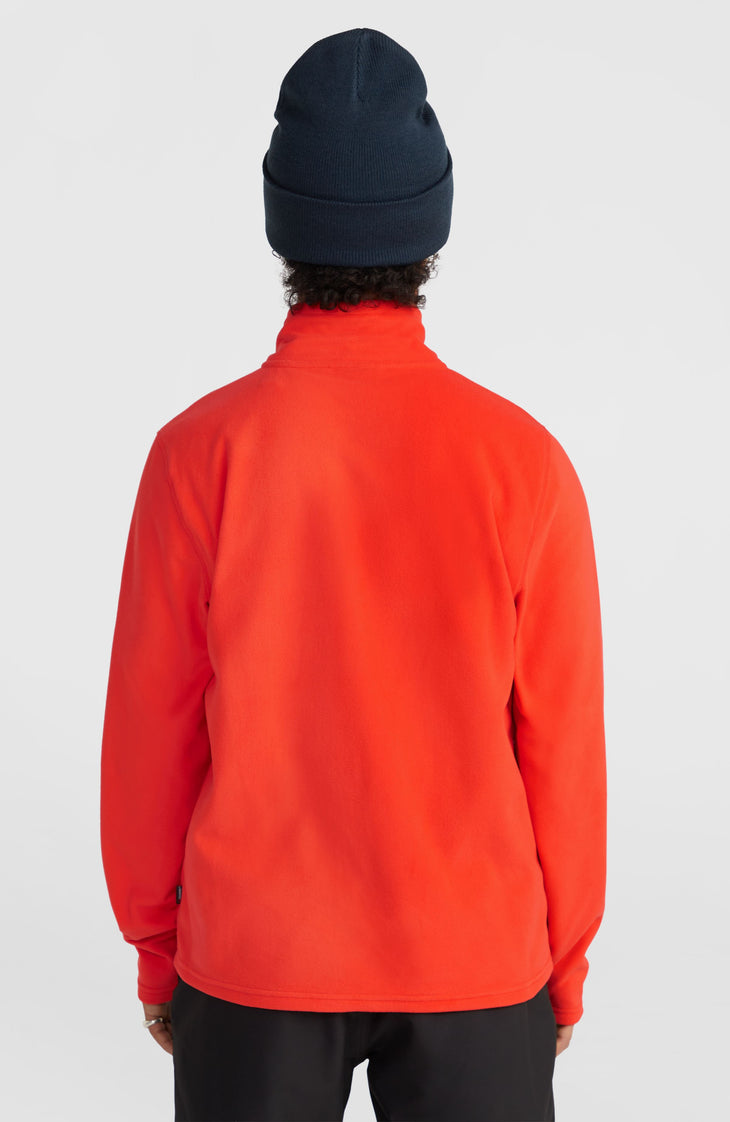 Polaire Jack's Polartec® 100 à col demi-zip | Paprika Flame