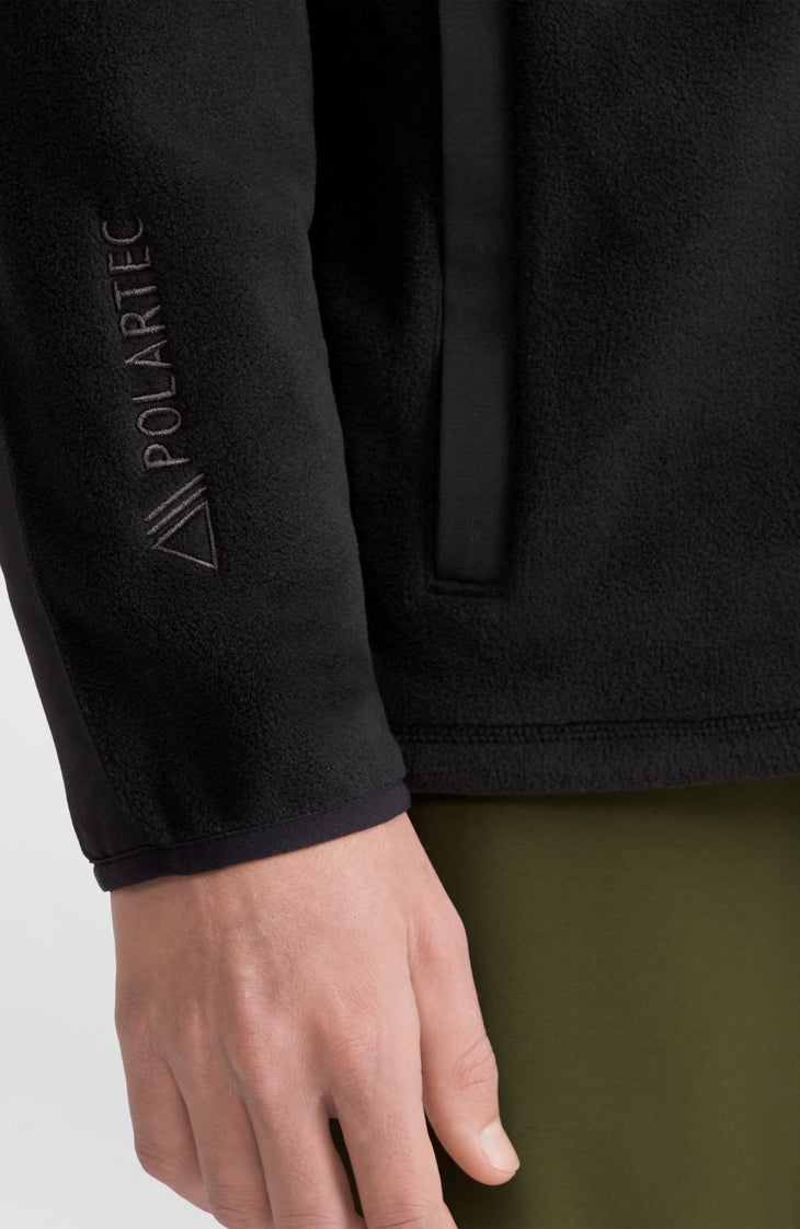 Polaire Utility Polartec® 200 à zip intégral | Black Out