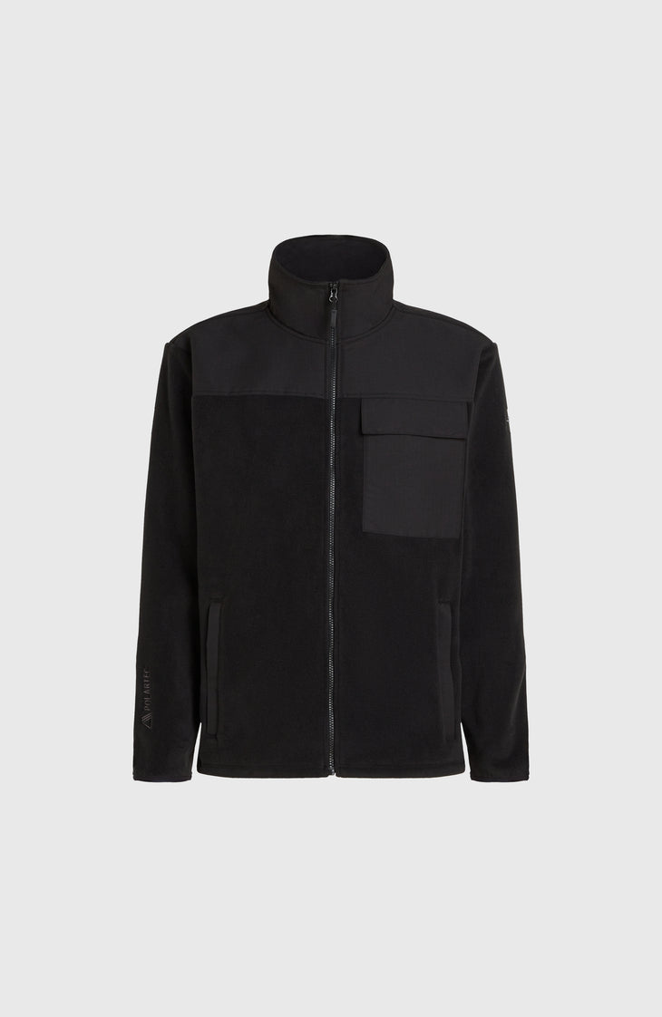 Polaire Utility Polartec® 200 à zip intégral | Black Out