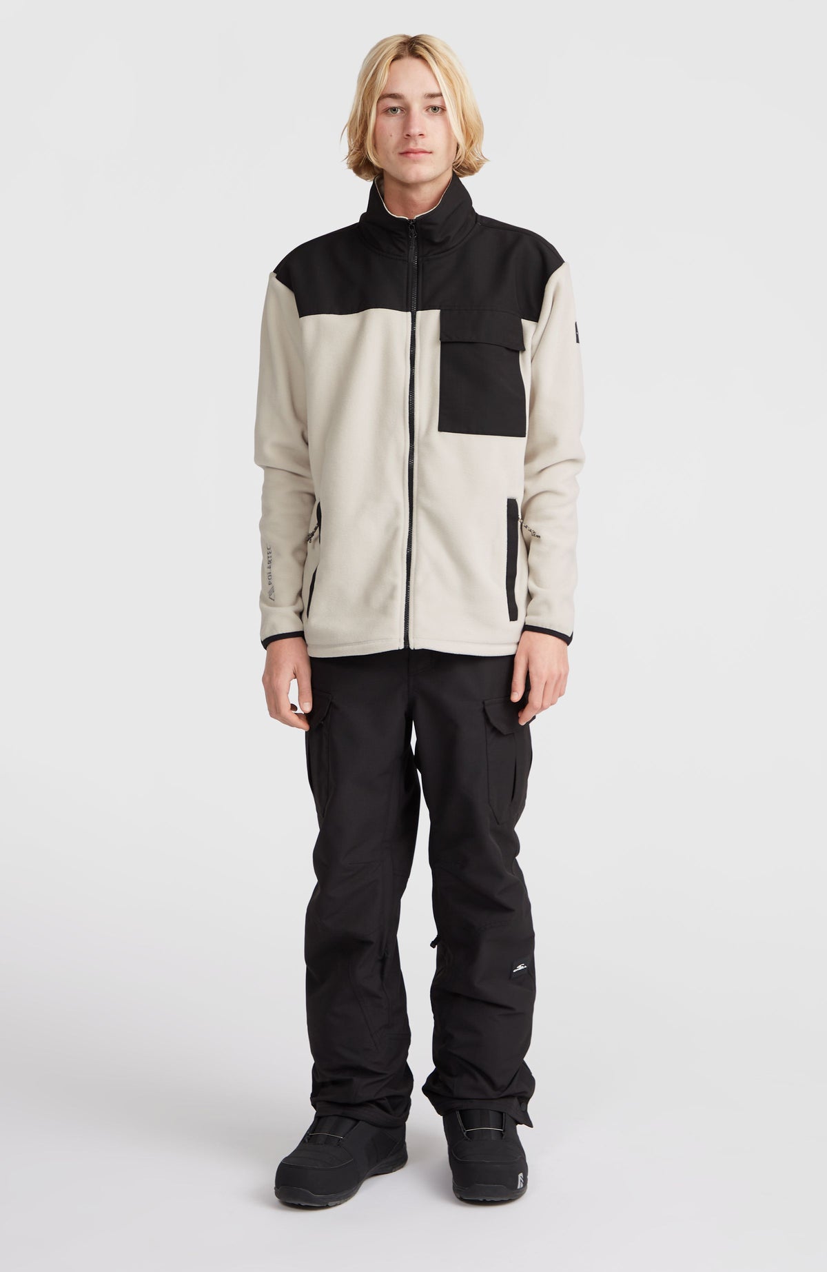 Polaire Utility Polartec® 200 à zip intégral | Atmosphere Colour Block