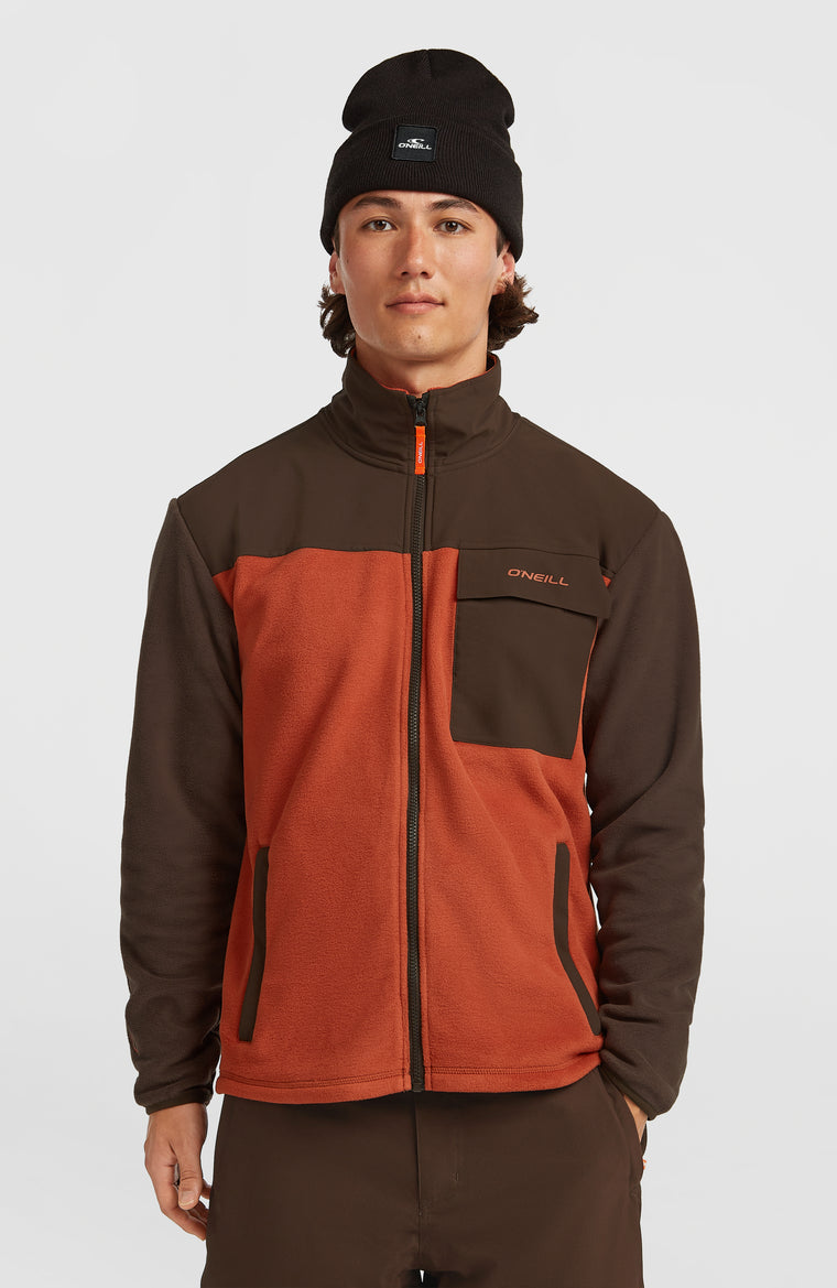Polaire FWC'Peak Polartec® | Coffee Bean Colour Block Polaire FWC'Peak Polartec® | Coffee Bean Colour Block