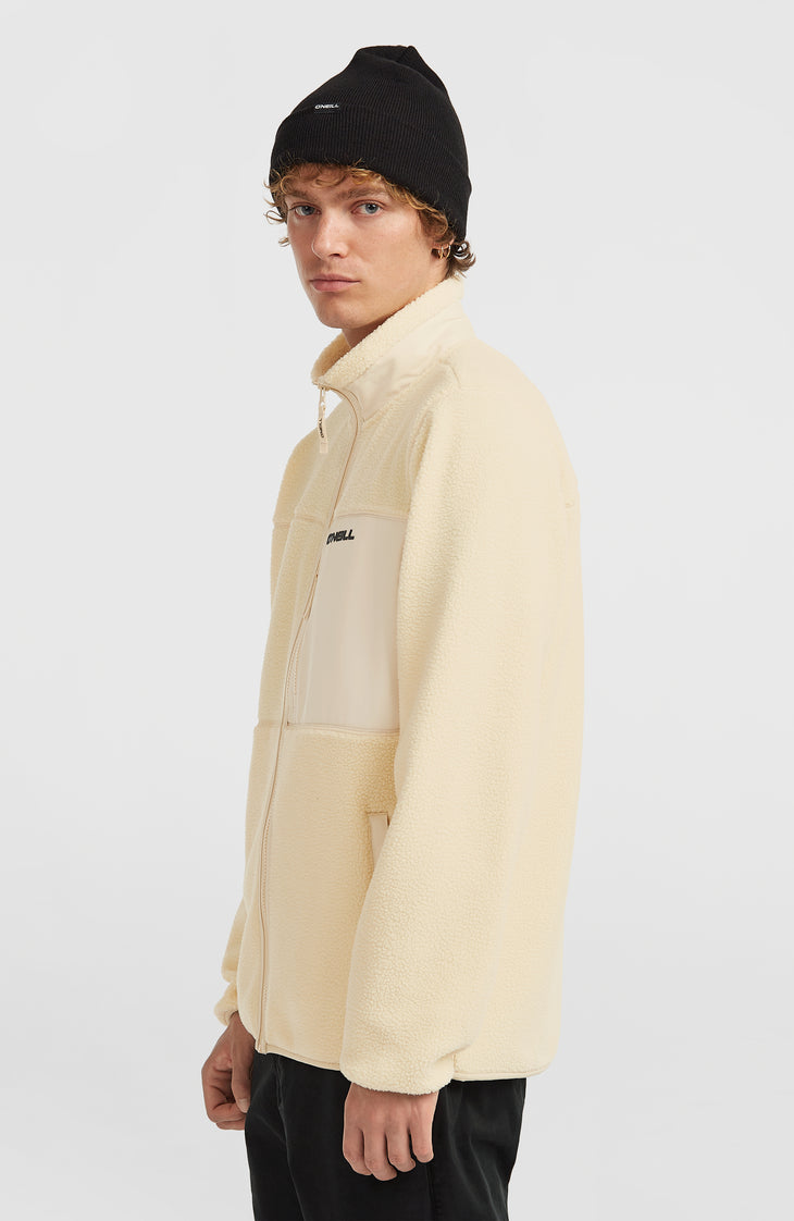 Polaire à poils longs et zip intégral Must-Have | Macaron