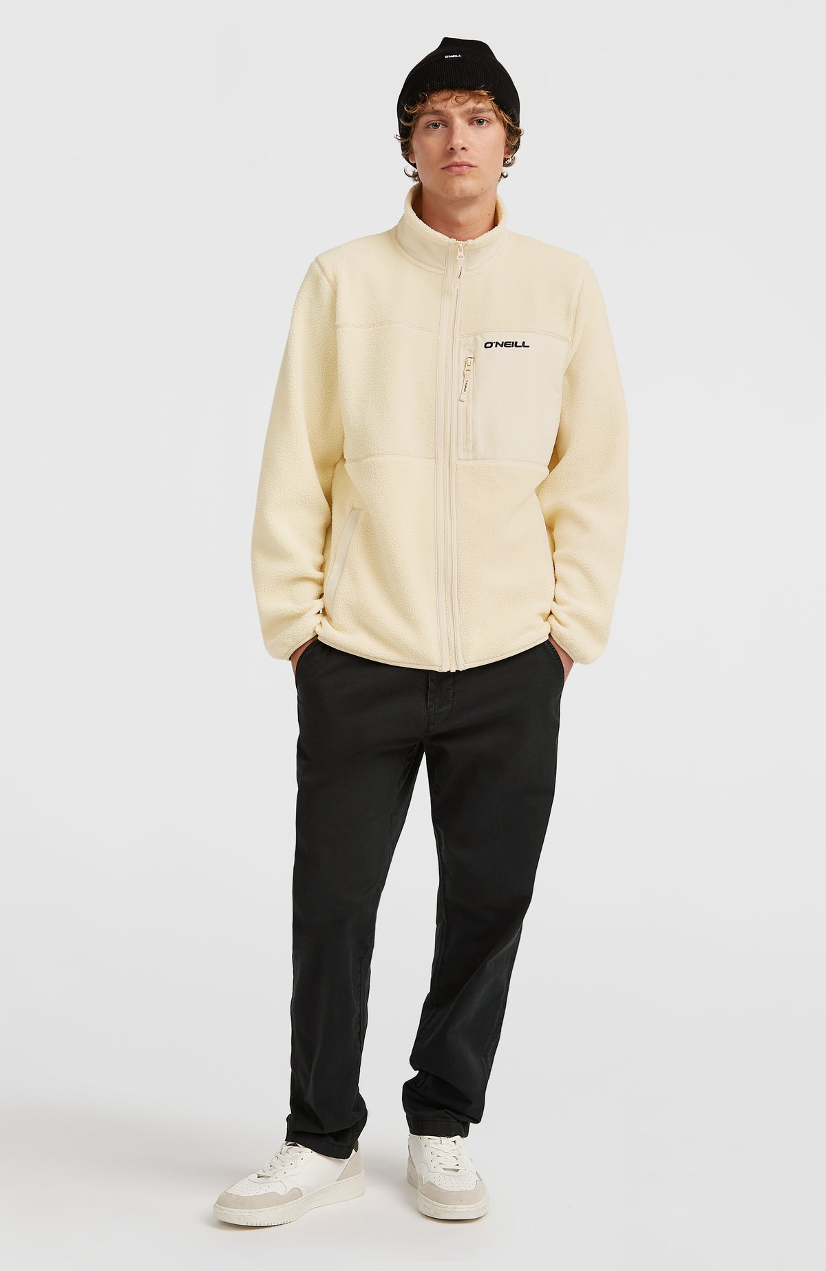 Polaire à poils longs et zip intégral Must-Have | Macaron