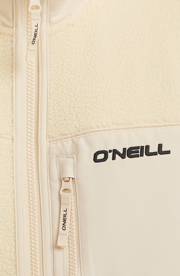 Polaire à poils longs et zip intégral Must-Have | Macaron