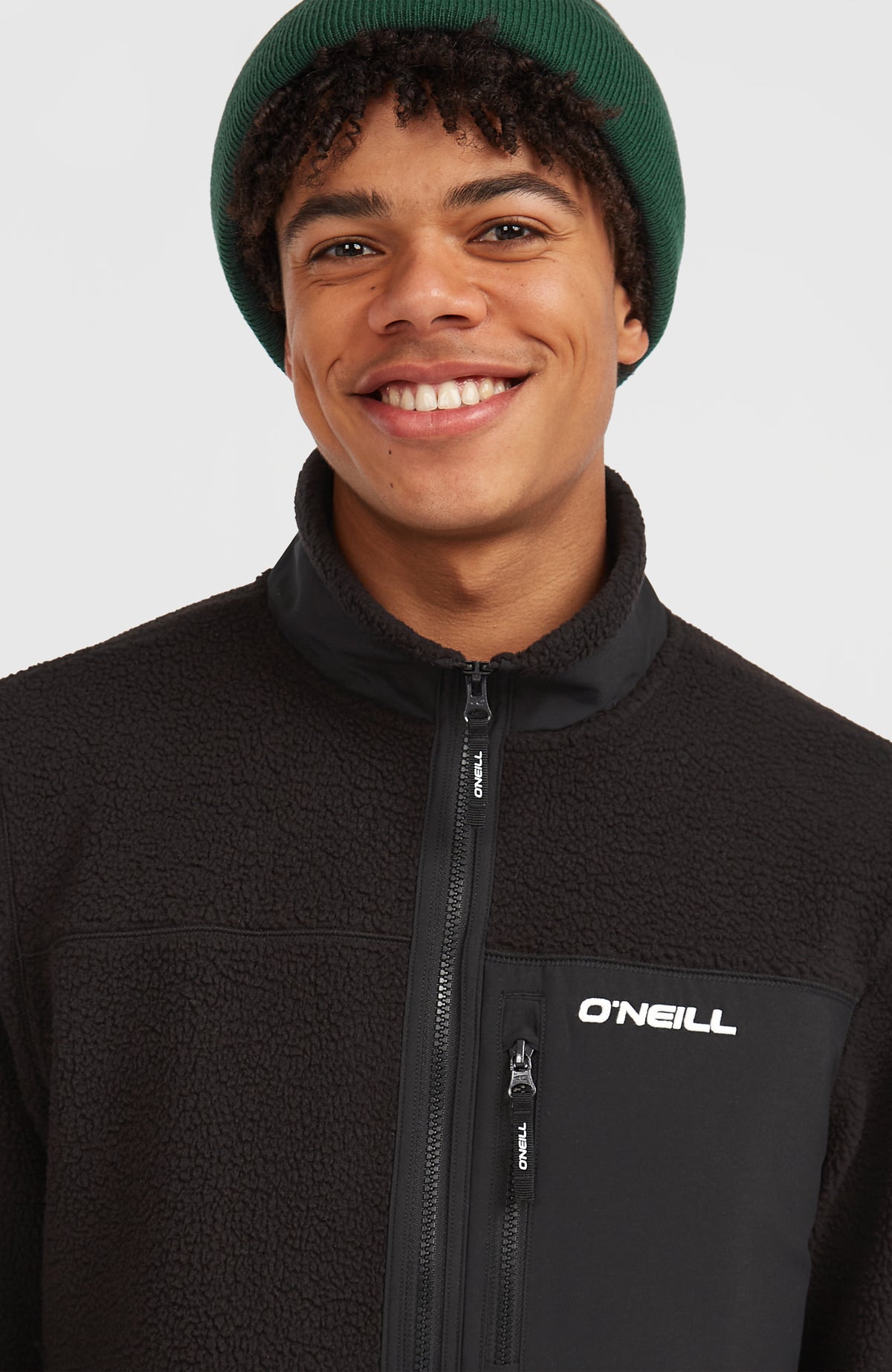 Polaire à poils longs et zip intégral Must-Have | Black Out