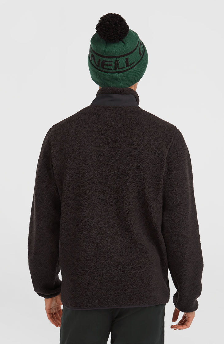 Polaire à poils longs et zip intégral Must-Have | Black Out