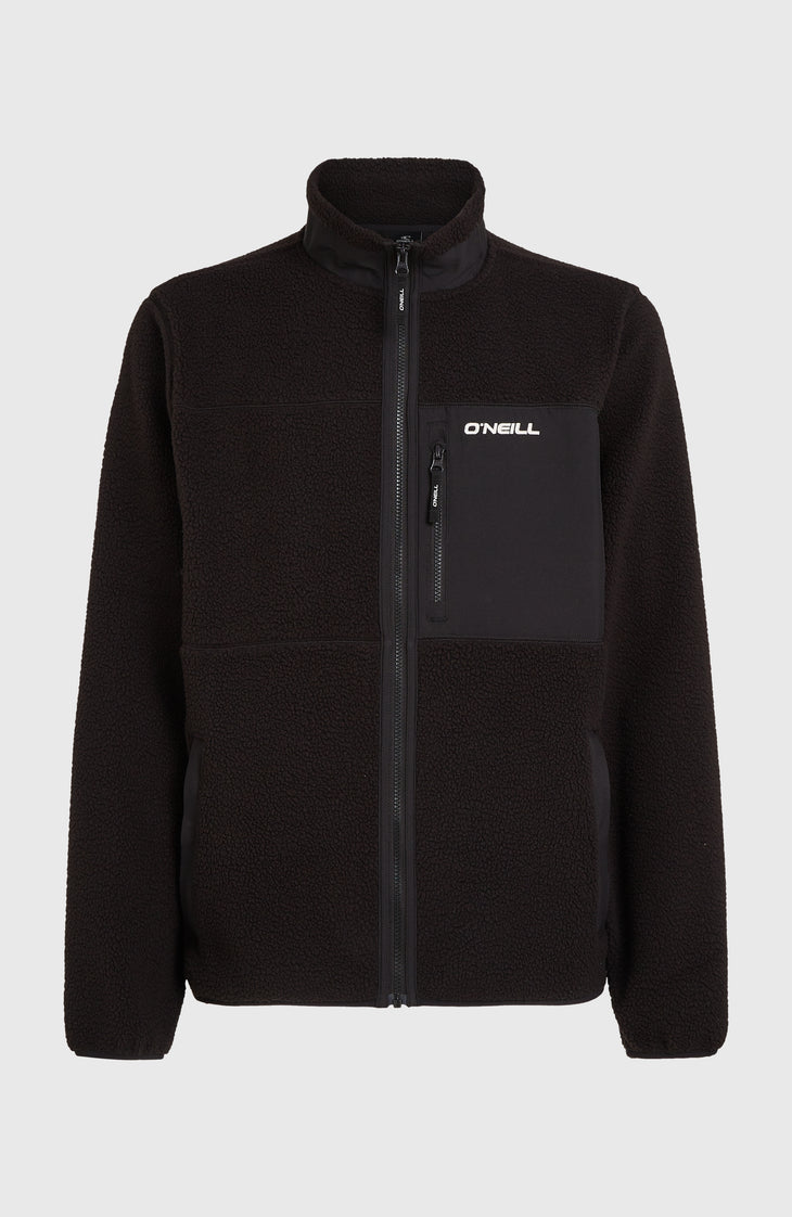 Polaire à poils longs et zip intégral Must-Have | Black Out