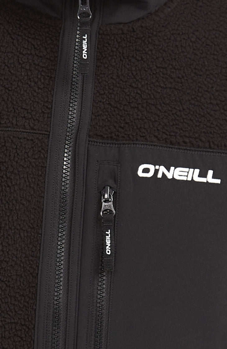 Polaire à poils longs et zip intégral Must-Have | Black Out