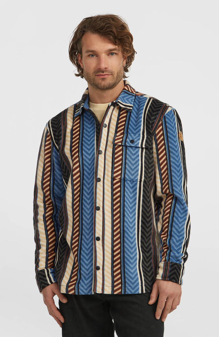 Chemise superfleece O'Riginals | Blue Vintage O'Neill Stripe Chemise superfleece O'Riginals | Blue Vintage O'Neill Stripe