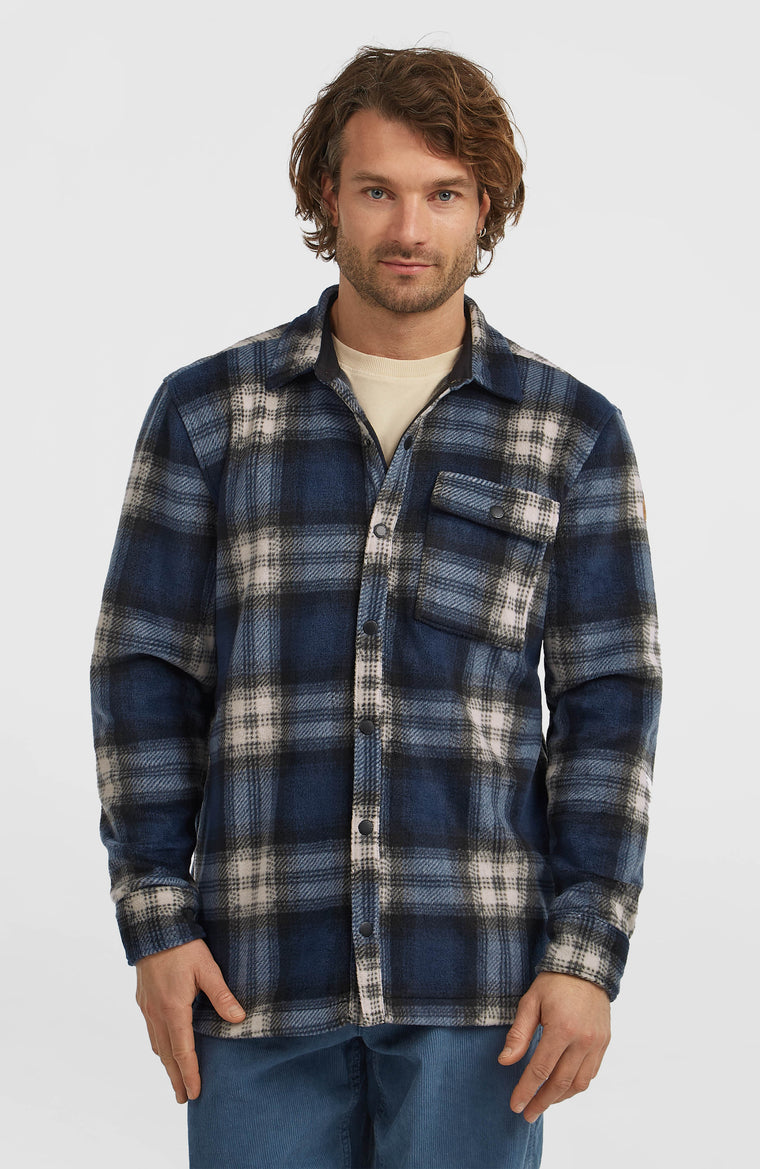 Chemise superfleece O'Riginals | Mozart Blue Check Chemise superfleece O'Riginals | Mozart Blue Check