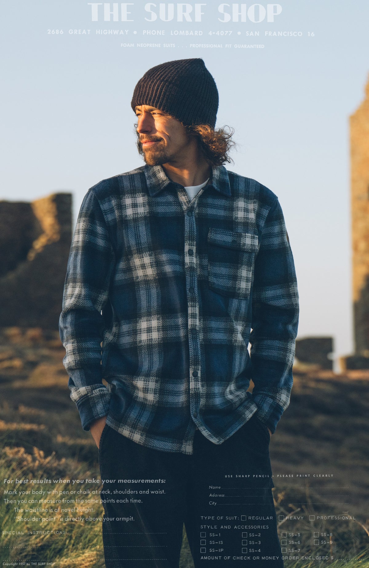 Chemise superfleece O'Riginals | Mozart Blue Check