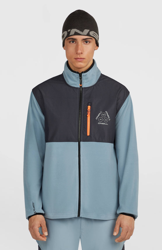 Polaire hyperfleece à zip intégral FWC'Peak Polartec® | Murky Water Colour Block