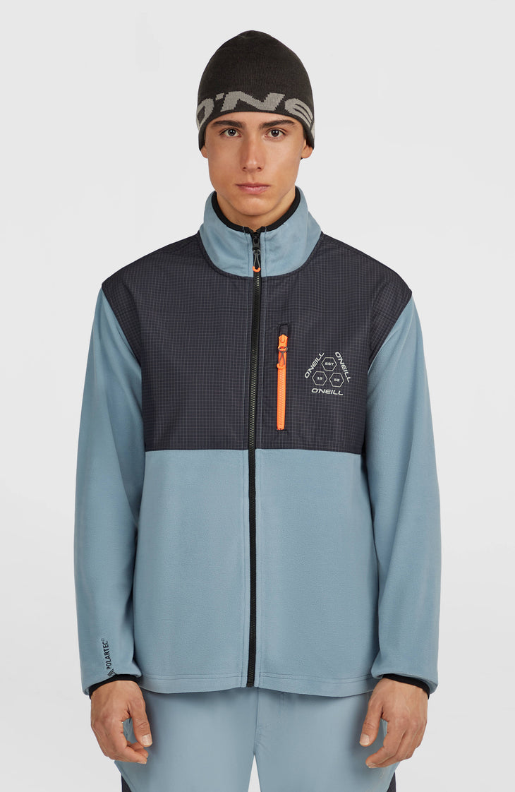 Polaire hyperfleece à zip intégral FWC'Peak Polartec® | Murky Water Colour Block