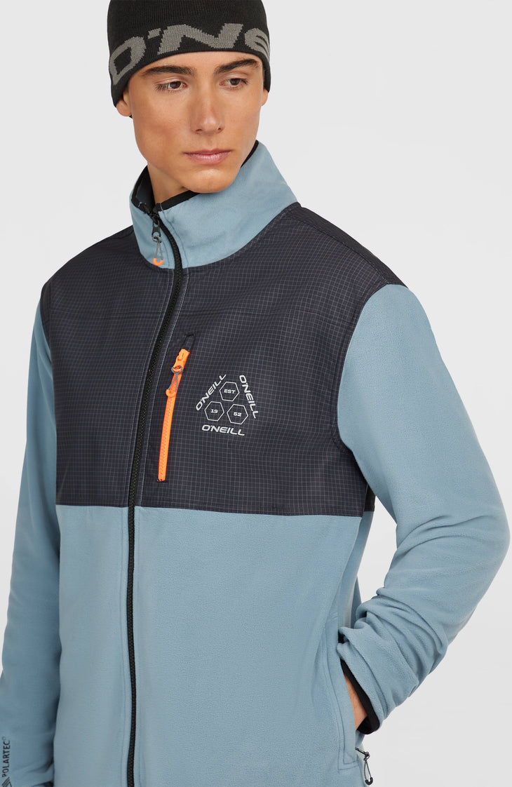Polaire hyperfleece à zip intégral FWC'Peak Polartec® | Murky Water Colour Block