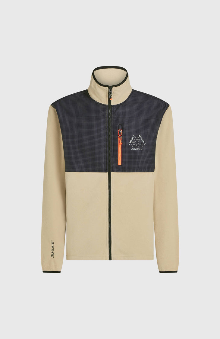 Polaire hyperfleece à zip intégral FWC'Peak Polartec® | Olive Blush Colour Block