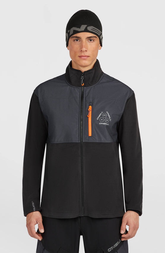 Polaire hyperfleece à zip intégral FWC'Peak Polartec® | Black Out Colour Block