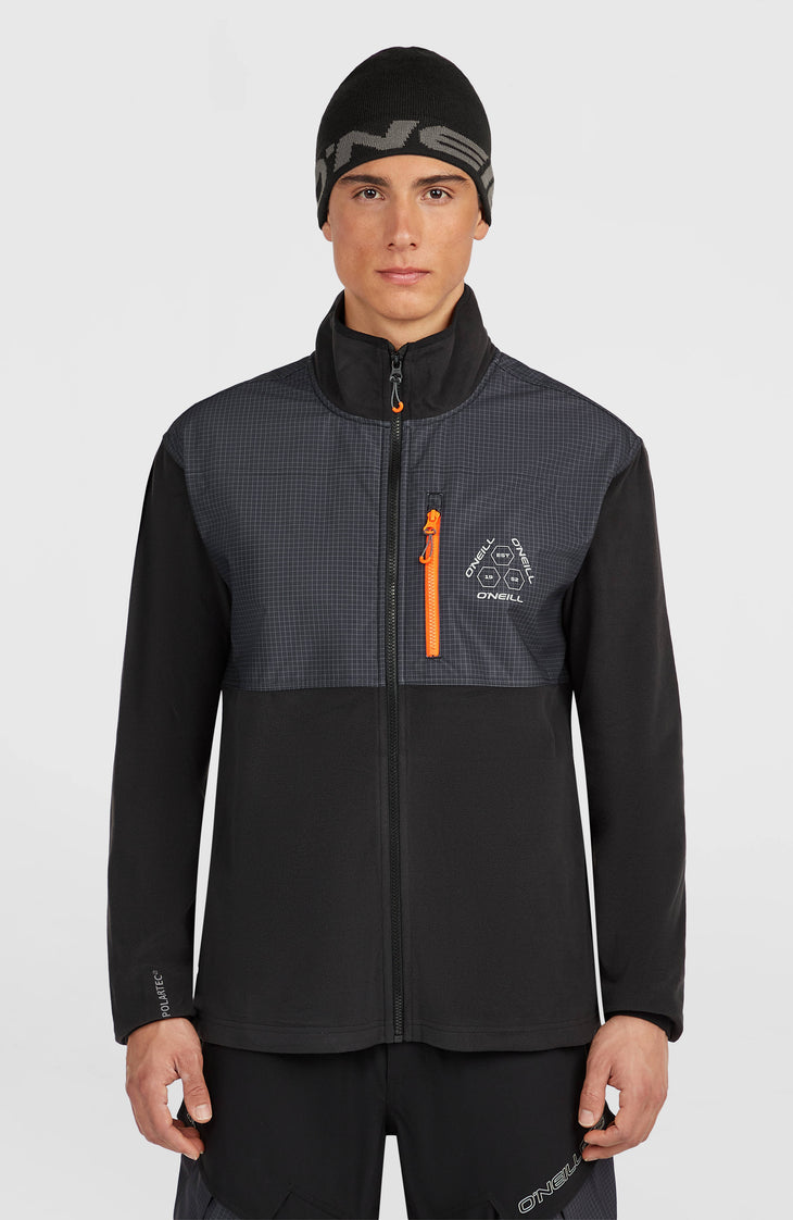 Polaire hyperfleece à zip intégral FWC'Peak Polartec® | Black Out Colour Block