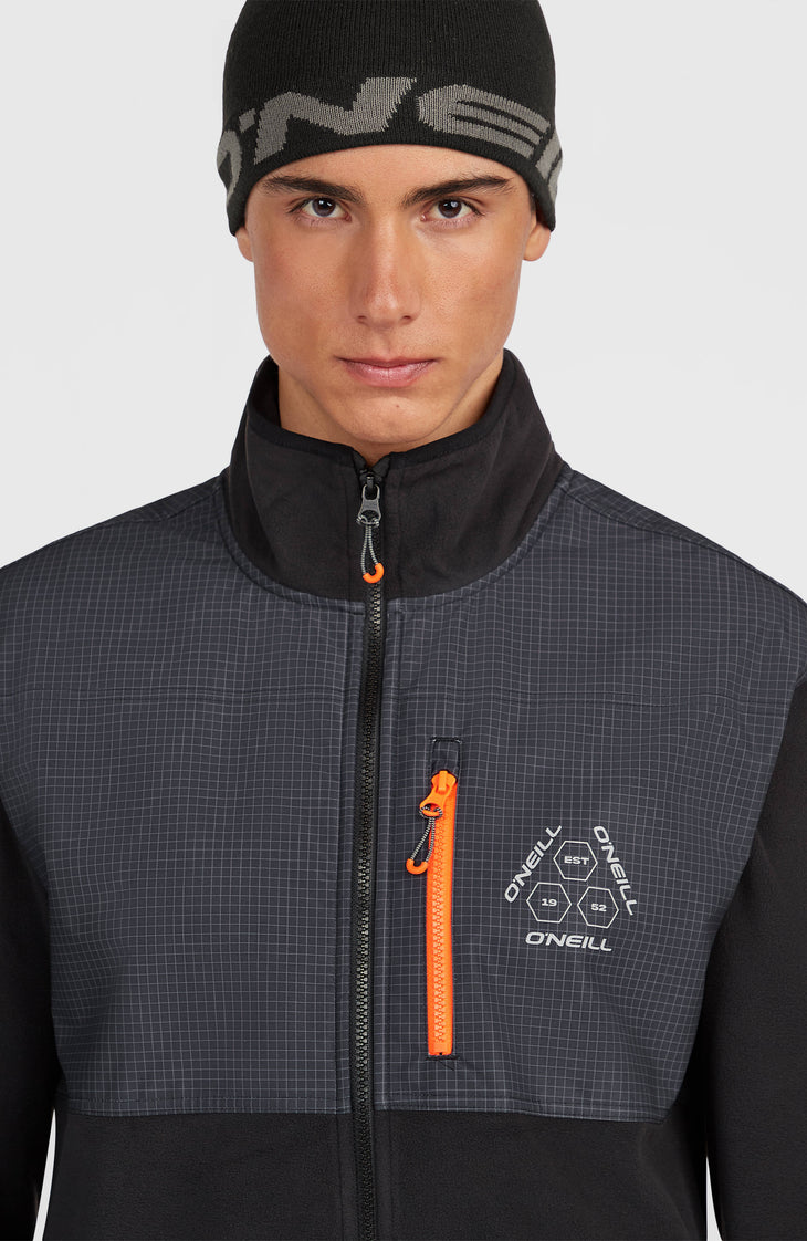 Polaire hyperfleece à zip intégral FWC'Peak Polartec® | Black Out Colour Block