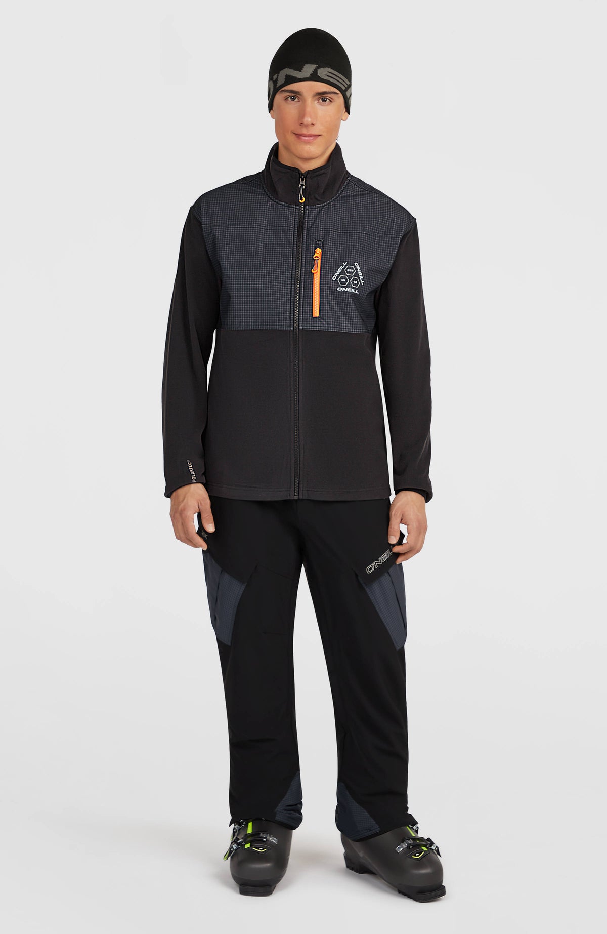 Polaire hyperfleece à zip intégral FWC'Peak Polartec® | Black Out Colour Block