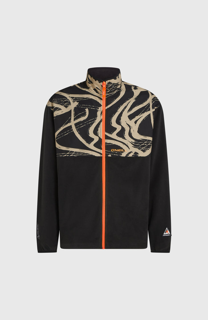 Polaire hyperfleece à zip intégral FWC'Play Polartec® | Beige Snowtracks