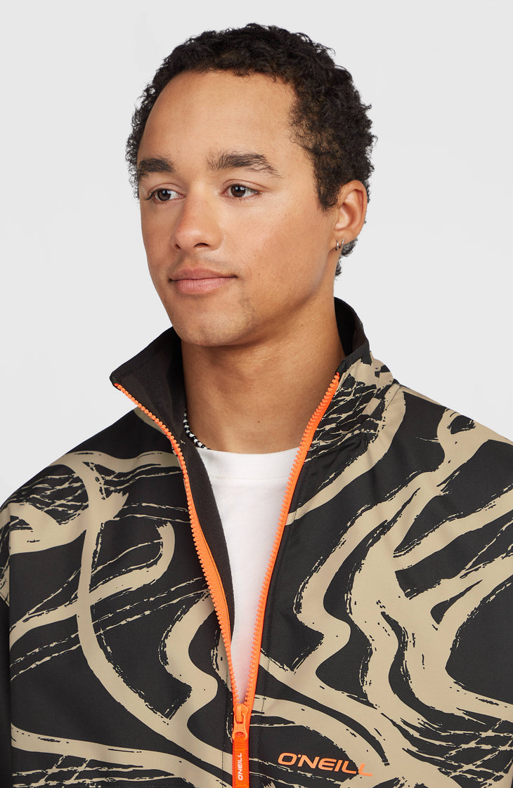 Polaire hyperfleece à zip intégral FWC'Play Polartec® | Beige Snowtracks