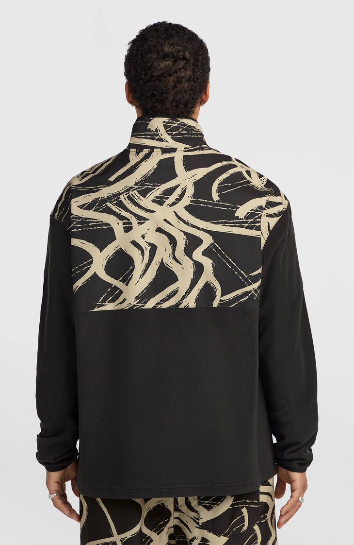Polaire hyperfleece à zip intégral FWC'Play Polartec® | Beige Snowtracks