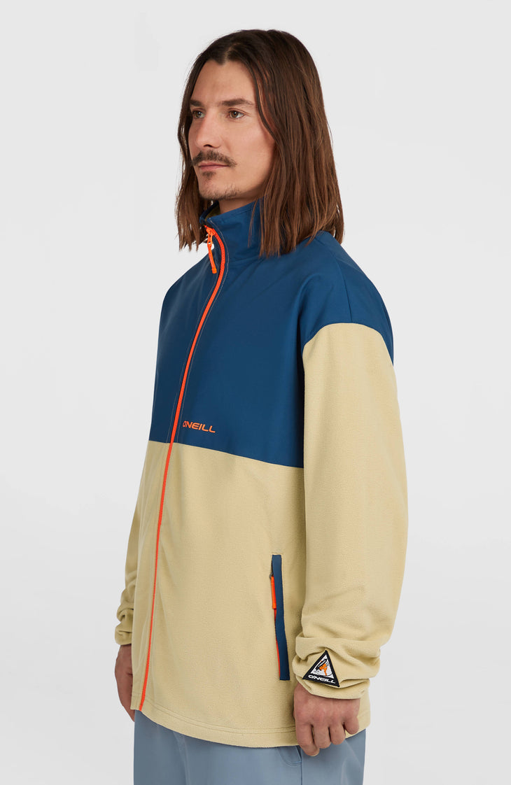 Polaire hyperfleece à zip intégral FWC'Play Polartec® | Regal Blue Colour Block