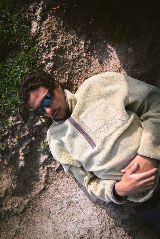 Polaire à col demi-zip O'Riginals | Olive Blush