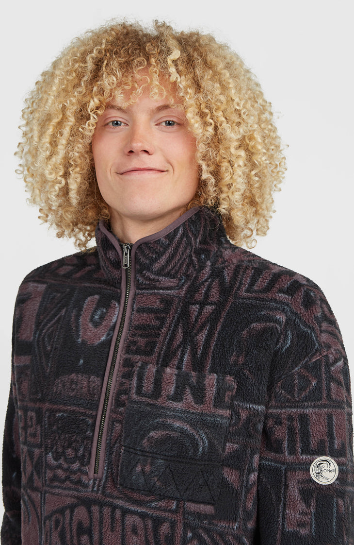 Polaire à col demi-zip O'Riginals | Purple Stamps